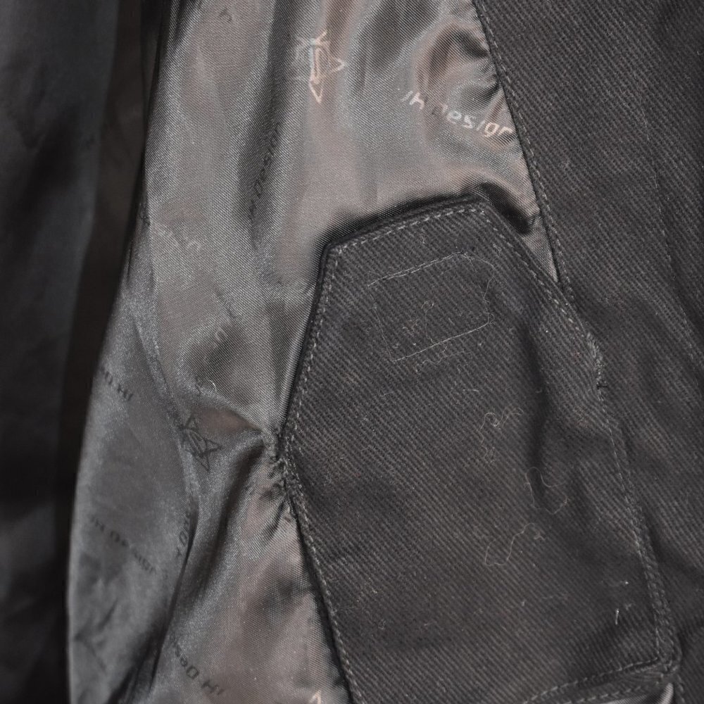 Vintage JH Design Corvette Black Embroidered Jacket Size 3XL Race Car Full Snaps - Picture 13 of 16